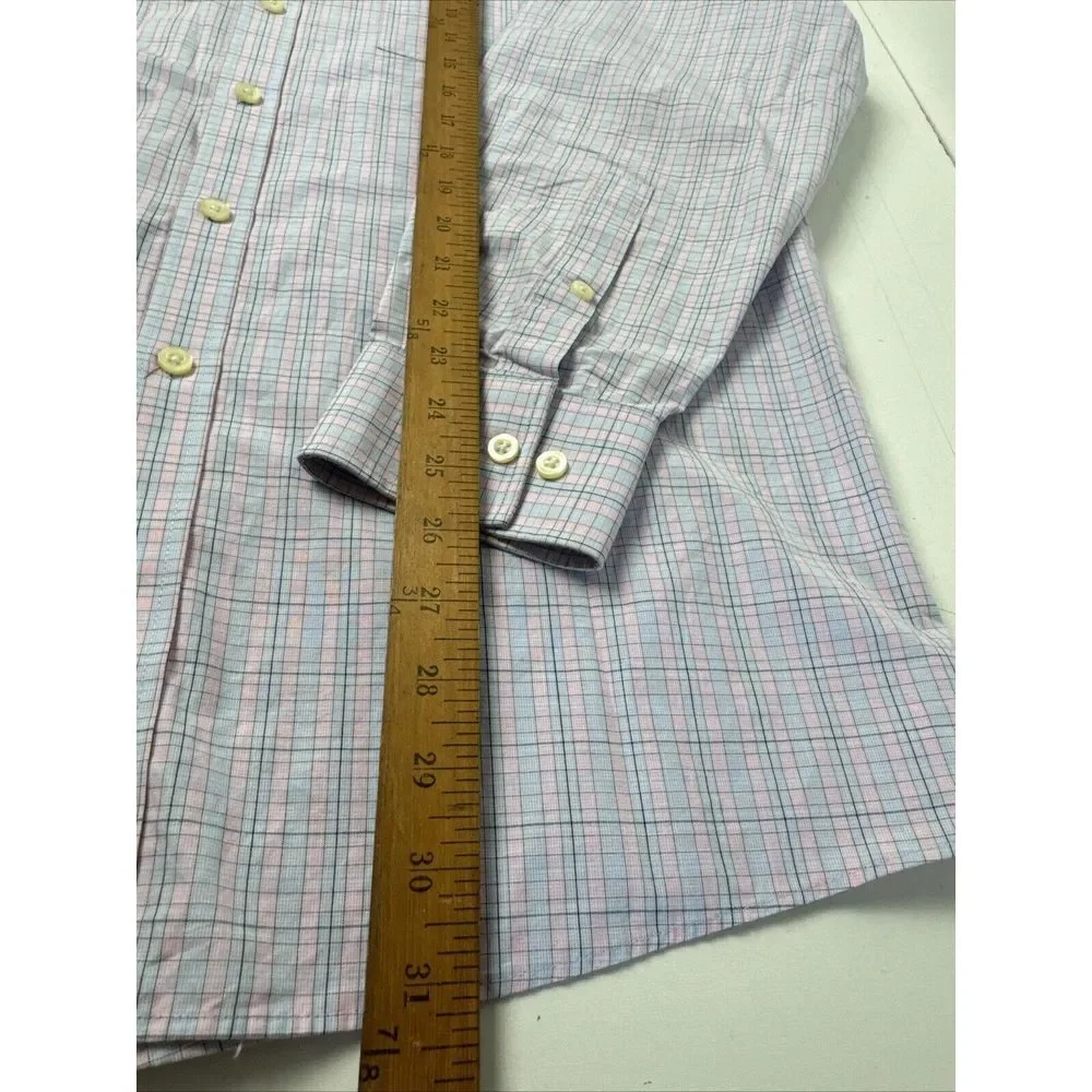 Michael Kors Button Down Multicolor Plaid Long Sleeve Men's Size‎ XXL Shirt